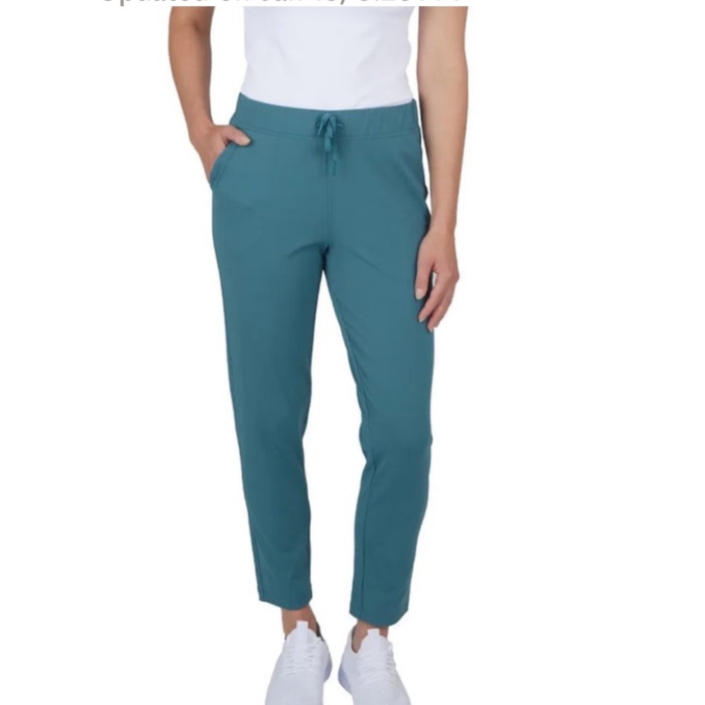 Reflex turquoise Joggers with Elastic Waistband and Moisture-Wicking Fabric